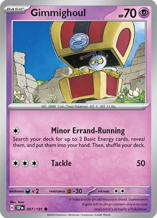 Scarlett & Violet Surging Sparks : 097/191 - Gimmighoul - Common