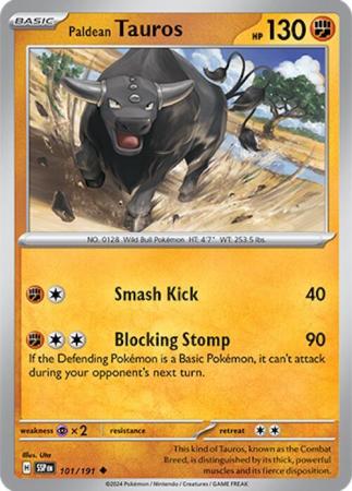 Scarlett & Violet Surging Sparks : 101/191 - Paldean Tauros - Uncommon