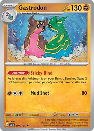 Scarlett & Violet Surging Sparks : 107/191 - Gastrodon - Holo Rare