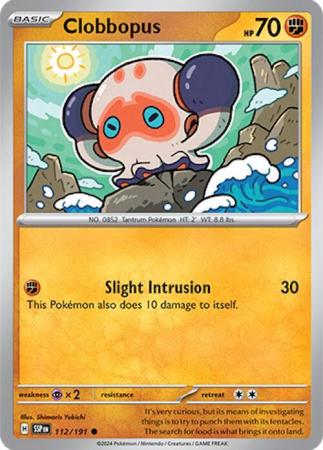 Scarlett & Violet Surging Sparks : 112/191 - Clobbopus - Common