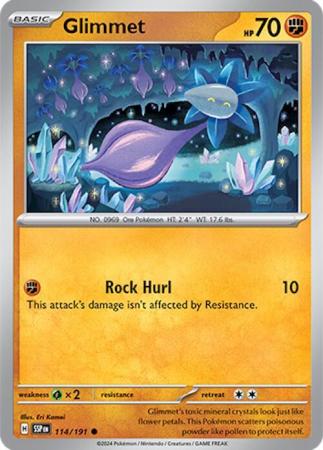 Scarlett & Violet Surging Sparks : 114/191 - Glimmet - Common