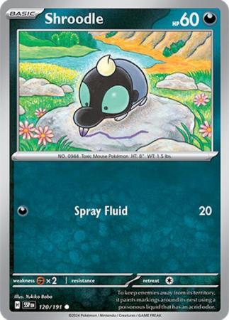 Scarlett & Violet Surging Sparks : Shroodle - 120/191 - Common