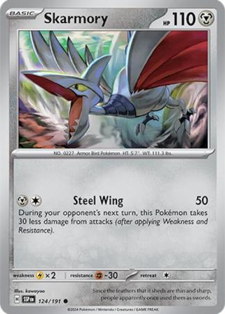 Scarlett & Violet Surging Sparks : 124/191 - Skarmory - Common