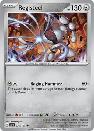 Scarlett & Violet Surging Sparks : 125/191 - Registeel - Uncommon