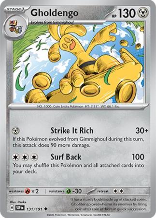 Scarlett & Violet Surging Sparks : 131/191 - Gholdengo - Uncommon