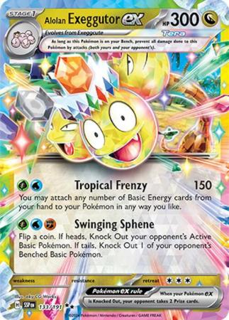 Scarlett & Violet Surging Sparks  - 133/191 - Alolan Exeggutor ex - Ultra Rare