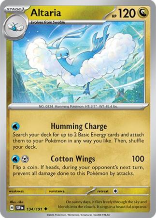 Scarlett & Violet Surging Sparks : 134/191 - Altaria - Uncommon