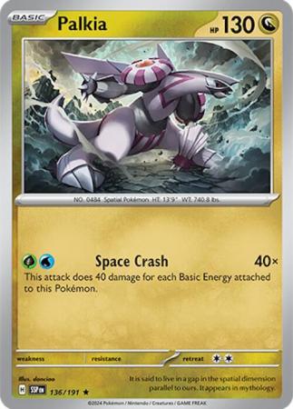 Scarlett & Violet Surging Sparks : 136/191  - Palkia - Holo Rare