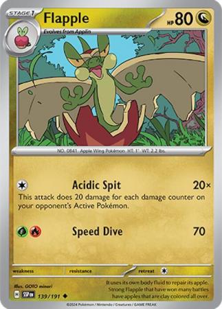 Scarlett & Violet Surging Sparks : 139/191 - Flapple - Uncommon