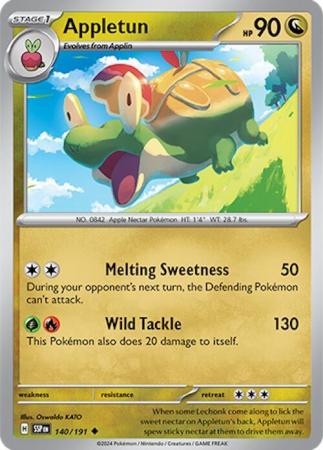 Scarlett & Violet Surging Sparks : 140/191 - Appletun - Uncommon