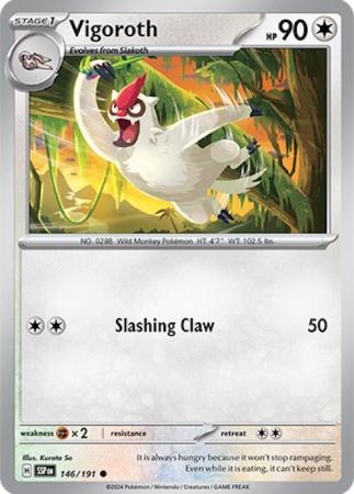 Scarlett & Violet Surging Sparks : 146/191 - Vigoroth - Common