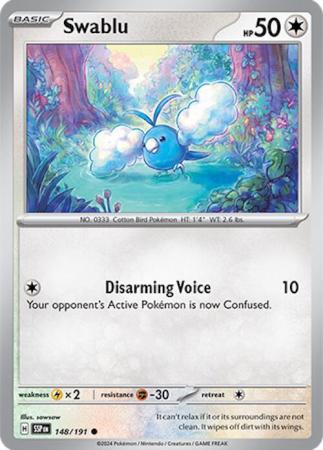 Scarlett & Violet Surging Sparks :  148/191 - Swablu -  Common