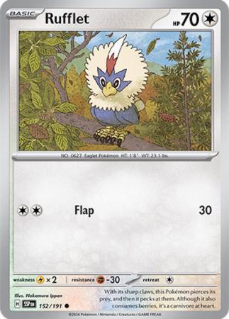 Scarlett & Violet Surging Sparks : 152/191 - Rufflet - Common