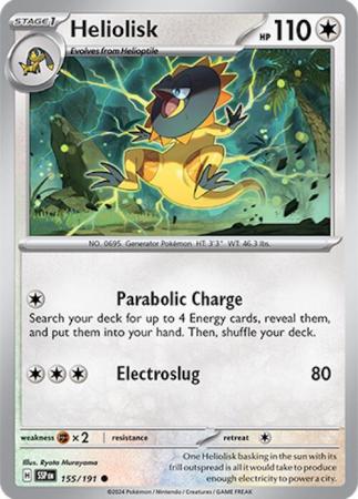 Scarlett & Violet Surging Sparks :  155/191 - Heliolisk - Common