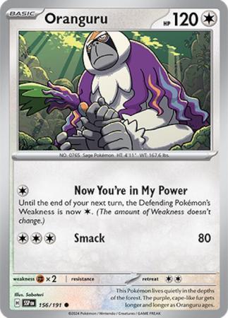Scarlett & Violet Surging Sparks :  156/191 - Oranguru - Common