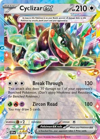 Scarlett & Violet Surging Sparks : 159/191 - Cyclizar ex - Ultra Rare