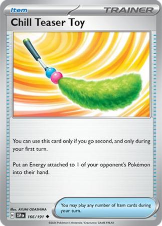 Scarlett & Violet Surging Sparks :  166/191 - Chill Teaser Toy - Uncommon