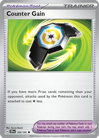 Scarlett & Violet Surging Sparks : 169/191 - Counter Gain - Uncommon