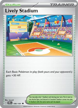 Scarlett & Violet Surging Sparks : 180/191 - Lively Stadium - Uncommon