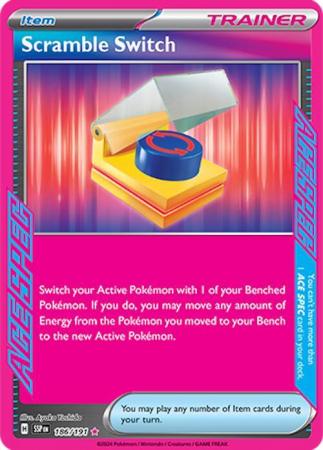 Scarlett & Violet Surging Sparks : 186/191 - Scramble Switch -  Ace Rare