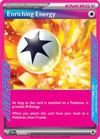 Scarlett & Violet Surging Sparks - 191/191 - Enriching Energy - Ace Rare