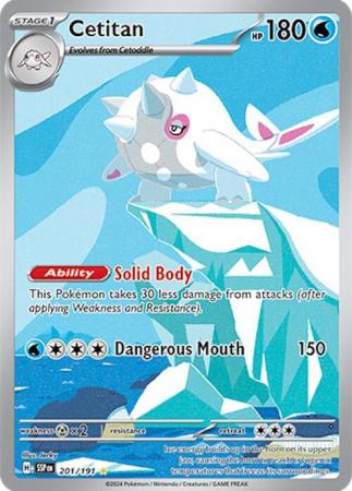 Scarlett & Violet Surging Sparks : 201/191 - Cetitan - Illustration Rare