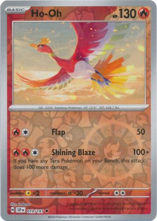Scarlett & Violet Surging Sparks : 019/191 - Ho-Oh - Uncommon Reverse Holo