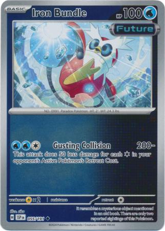 Scarlett & Violet Surging Sparks :  055/191 - Iron Bundle - Uncommon Reverse Holo
