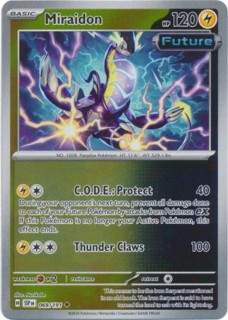 Scarlett & Violet Surging Sparks : 069/191 - Miraidon - Uncommon Reverse Holo