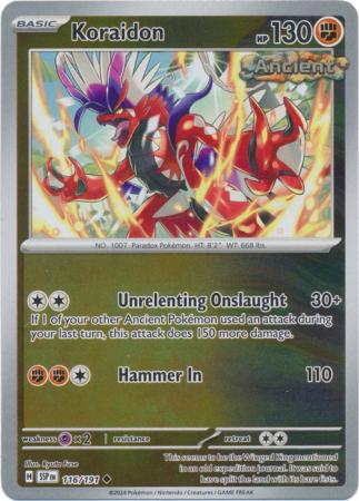 Scarlett & Violet Surging Sparks : 116/191 - Koraidon - Uncommon Reverse Holo