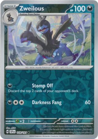 Scarlett & Violet Surging Sparks : 118/191 - Zweilous - Common Reverse Holo