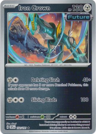Scarlett & Violet Surging Sparks : 132/191 - Iron Crown - Reverse Holo Rare