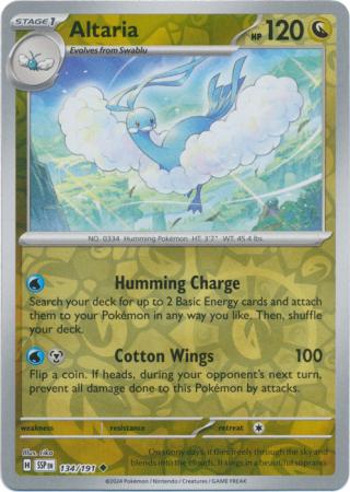 Scarlett & Violet Surging Sparks : 134/191 - Altaria - Uncommon Reverse Holo