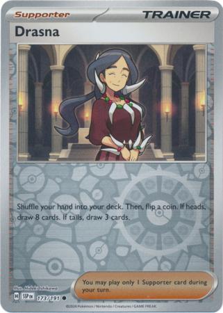 Scarlett & Violet Surging Sparks : 173/191 - Drasna - Uncommon Reverse Holo