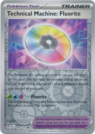 Scarlett & Violet Surging Sparks : 188/191 - Technical Machine: Fluorite - Uncommon Reverse Holo
