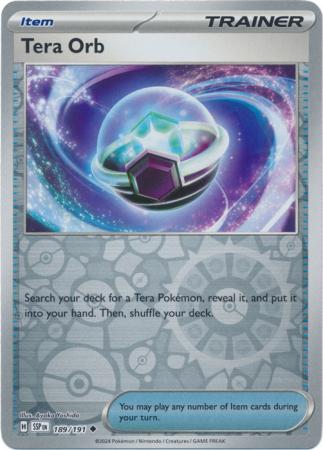 Scarlett & Violet Surging Sparks  - 189/191 - Tera Orb Uncommon Reverse Holo