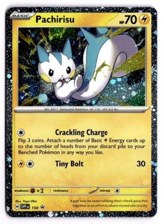 Scarlett & Violet Surging Sparks : SVP158 - Pachirisu - Cosmos Holo Promo
