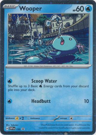 Scarlett & Violet Surging Sparks : SVP155 - Wooper - Cosmos Holo Promo