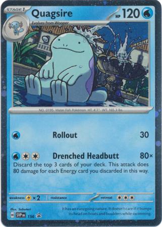 Scarlett & Violet Surging Sparks : SVP156 - Quagsire - Cosmos Holo Promo