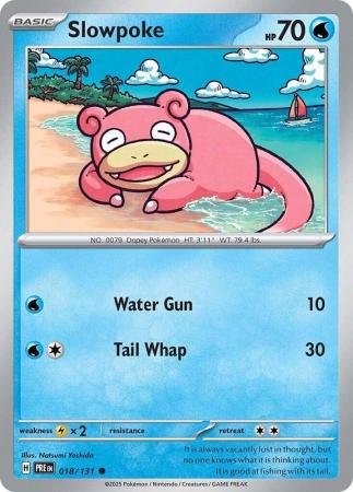 Scarlet & Violet: Prismatic Evolutions: 018/131 - Slowpoke - Common