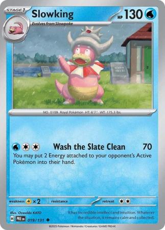 Scarlet & Violet: Prismatic Evolutions: 019/131 - Slowking - Uncommon