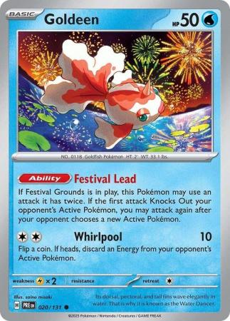 Scarlet & Violet: Prismatic Evolutions: 020/131 - Goldeen - Common