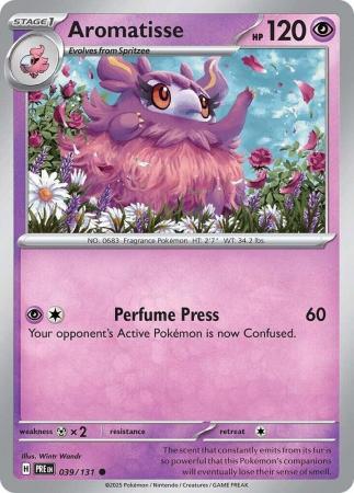 Scarlet & Violet: Prismatic Evolutions: 039/131 - Aromatisse - Common