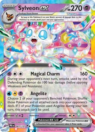 Scarlet & Violet: Prismatic Evolutions: 041/131 - Sylveon ex - Ultra Rare