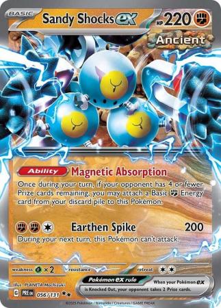 Scarlet & Violet: Prismatic Evolutions: 056/131 - Sandy Shocks ex - Ultra Rare