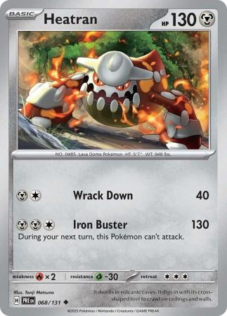 Scarlet & Violet: Prismatic Evolutions: 068/131 - Heatran - Uncommon