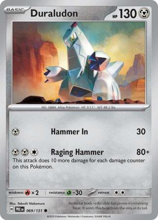 Scarlet & Violet: Prismatic Evolutions: 069/131 - Duraludon - Common