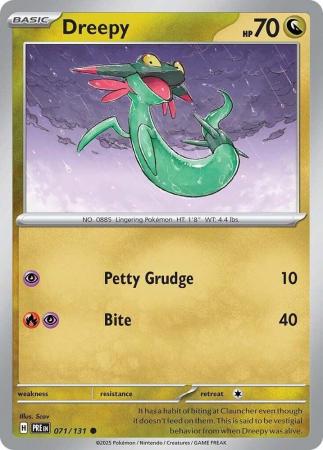 Scarlet & Violet: Prismatic Evolutions: 071/131 - Dreepy - Common