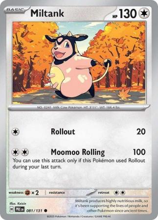 Scarlet & Violet: Prismatic Evolutions: 081/131 - Miltank - Common