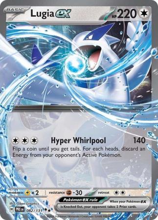 Scarlet & Violet: Prismatic Evolutions: 082/131 - Lugia ex - Ultra Rare